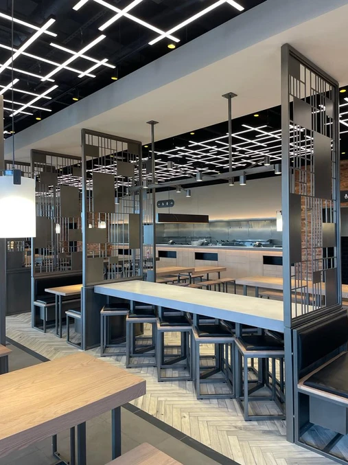 Dining Ambiance: Interior of a Restaurant